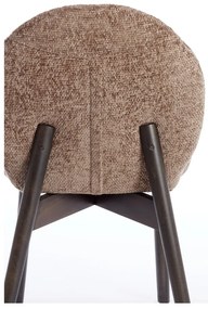 Кафяви тапицирани трапезни столове в комплект 2 бр. Sinosa – Light &amp; Living