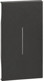 BTICINO Лицев панел за сценариен ключ двупосочен 2 мод. цвят Черен Living Now  - KG01MH2