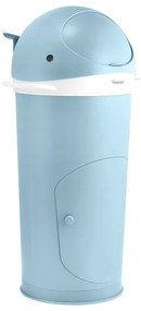 Светлосиньо пластмасово кошче за пелени 25 l Whale – Kindsgut