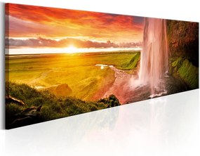 Платнен печат - водопад Seljalandsfoss 120x40