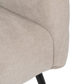 Бежово шенилово кресло Classic – Ixia