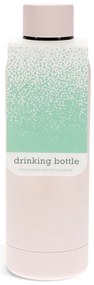 Светлорозова бутилка за пътуване бутилка от неръждаема стомана 500 ml – Rex London