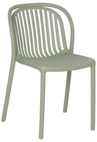 Зелен пластмасов трапезен стол Alia – Ixia