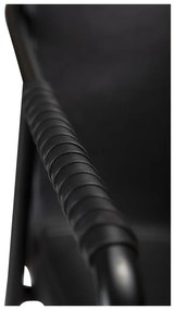 Черен бар стол от изкуствена кожа, височина 95 cm Boto - DAN-FORM Denmark