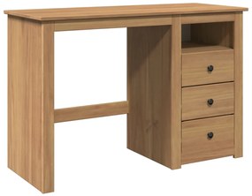 4016389 vidaXL Бюро "Panama" 112x45x75 см масивна дървесина бор