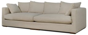 Бежов велурен диван 266 cm Comfy - Scandic