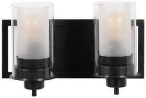 Черно-бяла стенна лампа – Ixia