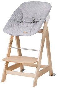 Стол за хранене в светлосив и естествен цвят Style Born Up 2in1 – Roba