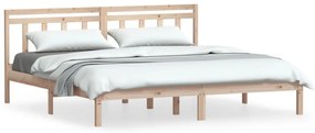 3100604 vidaXL Рамка за легло 180x200 см Super King дърво масив