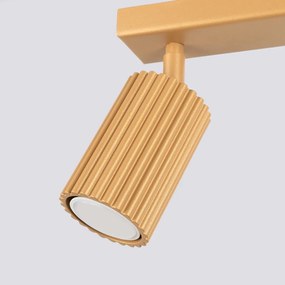 Прожектор в златист цвят 6,5x30 cm Gleam – Sollux