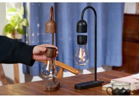 Черна настолна лампа (височина 36,5 cm) Evaro - Gingko