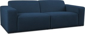 Тъмносин диван от букле 228 cm Roxy – Scandic