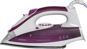 Ютия Ariete STEAM 6215/00, 2200W, 0.28 л, Стоманена плоча, Самопочистване, Розов