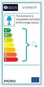 Настолна лампа в златисто с метален абажур (височина 58 cm) Can – Opviq lights