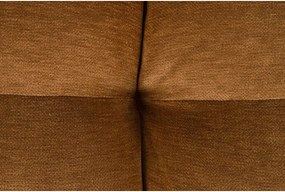 Кафяв кадифен модулен диван 364 cm Hackman – Dutchbone