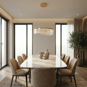 ВИСЯЩА ТАВАННА ЛАМПА G144-CP 40 GOLD