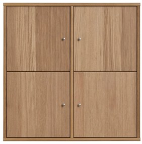 Висяща библиотека от декор от дъб в естествен цвят 70x70 cm Mistral – Hammel Furniture