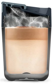 Чаша за пътуване в тъмносиньо-сребристо 450 ml Sipp - Joseph Joseph