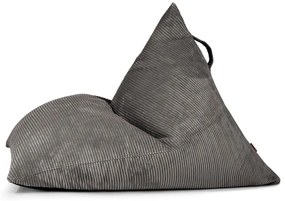 Тъмносив пуф от рипсено кадифе Razz – SLOWDOWN