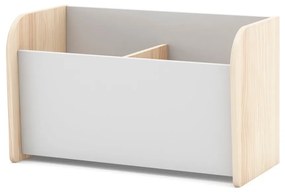 Бяла детска библиотека 70x42 cm Esteban – Marckeric