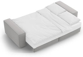 Светлосив разтегателен диван 247 cm Jodie – Micadoni Home