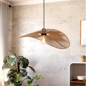 Eglo 31991 - Пендел на кабел SIRUELA 1xE27/42W/230V 56 см кафяв/черен