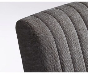 Тъмносиво кресло Trout – Unique Furniture