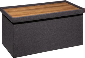 Двоен сгъваем пуф 5five Mix & Modul, 76 cm - Сив