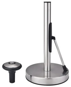 Поставка за кухненска хартия Kinghoff KH 1955, 36.5 см, Неръждаема стомана, Сребрист