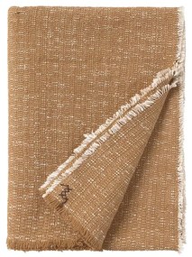 Памучно одеяло в цвят жълта охра 130x180 cm Handloom – Lorena Canals