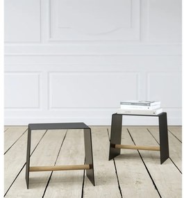 Черен метален стол Bull – LIND DNA