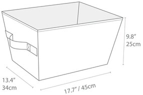 Текстилна кошница за съхранение 34,5x45x25 cm Soft Storage – Bigso Box of Sweden