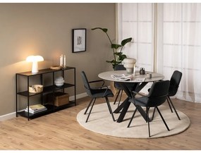 Тъмносиви трапезни столове в комплект от 2 броя Selina - Actona