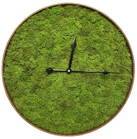 Часовник от мъх с черен циферблат 40 cm