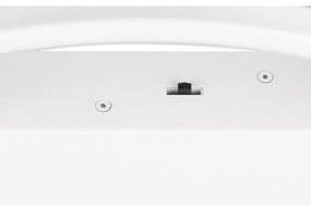 Бяло LED затъмняващо се осветително тяло за таван 49x64 cm Darvin – Trio