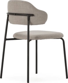 Светлосиви трапезни столове в комплект от 4 бр. Adriel – Marckeric