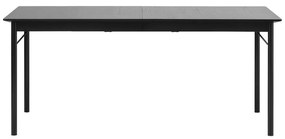 Черна трапезна маса 95x180 cm Savona – Unique Furniture
