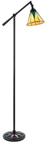 Endon 74355 - Подова лампа Tiffany DARK STAR 1xE14/40W/230V