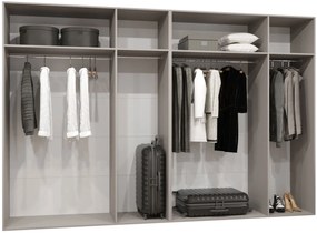 Гардероб Малага плюс шесткрилен-Черен