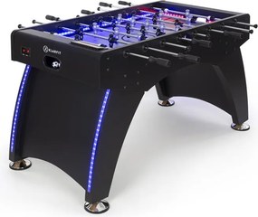 KLARFIT Arrowhead, футбол за маса, 117 x 68, LED осветление, автоматично броене на головете, черна