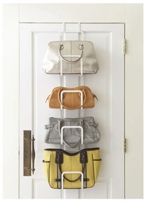 Бяла стойка за чанти със закачалка за врата и 4 куки Sapporo - YAMAZAKI