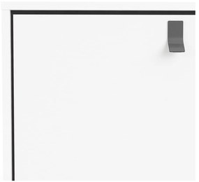 Бял скрин , 150 x 72 cm Ry - Tvilum