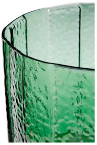 Ръчно изработена стъклена ваза Emerald - Hübsch