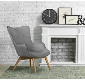 Сиво кресло Niko – Ropez