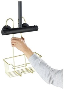 Висящ рафт за баня от неръждаема стомана златен Milo – Wenko