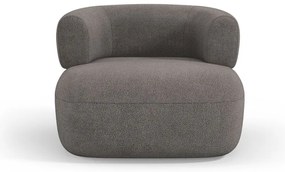 Сиво кресло от плат букле Jenny – Micadoni Home