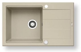 Pyramis 70083601 - Кухненска мивка SPARTA PLUS LUX 78x48 см гранит/бежова