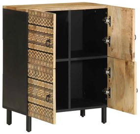 4018654 vidaXL Бюфет 60x33,5x75 см грубо мангово дърво масив