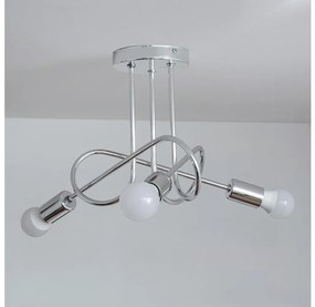 Плафон OXFORD 3xE27/15W/230V лъскав хром