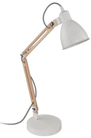 Eglo 96957 - Настолна лампа TORONA 1 1xE14/28W/230V бяла